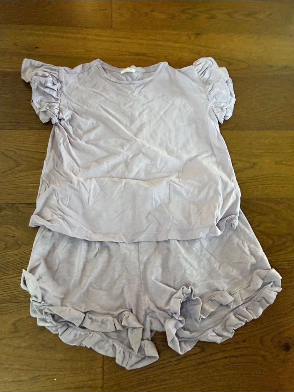 Crewcuts Ruffled Top and Shorts Set